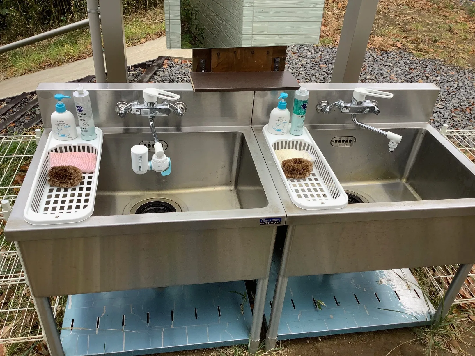 キャンプ場はやっぱり綺麗な水回り